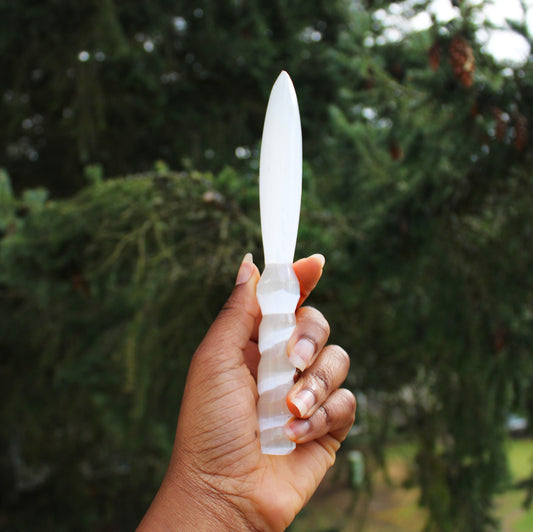 Selenite Sword